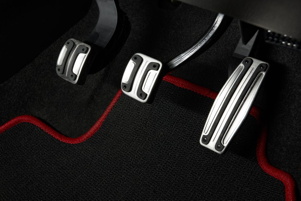 The Holden Barina RS pedals. The Holden Barina RS pedals.